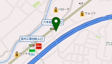 ほっともっと 宮内店(広島県)の地図画像