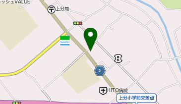 ほっともっと 上分町店の地図画像