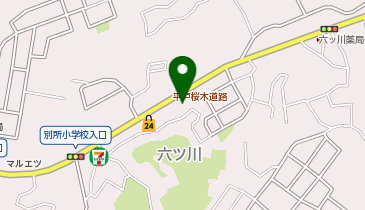 ほっともっと 六ッ川店の地図画像