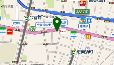 ほっともっと 恵美須西店の地図画像