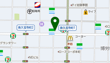 ほっともっと 南久宝寺町店の地図画像