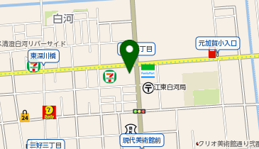 ほっともっと 木場白河店の地図画像