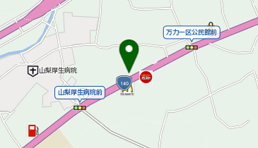 ほっともっと 山梨万力店の地図画像