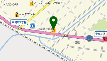 ほっともっと 室蘭中島店の地図画像