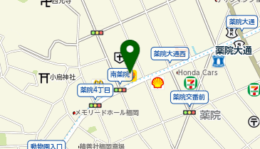 ほっともっと 南薬院店の地図画像