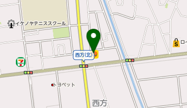 ほっともっと 越谷西方店の地図画像