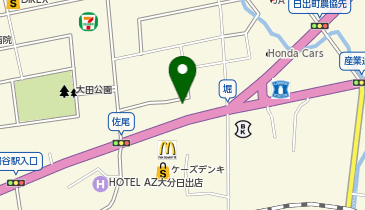 ほっともっと 大分日出店の地図画像