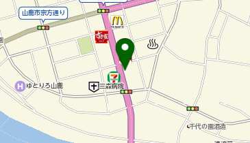 ほっともっと 山鹿大橋通店の地図画像