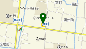 ほっともっと 柳川本町店の地図画像