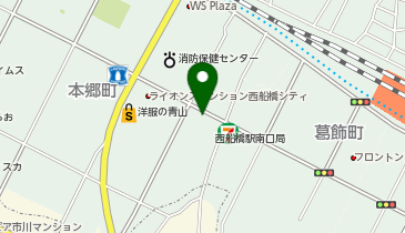 ほっともっと 西船橋本郷町店の地図画像