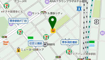 ほっともっと 博多駅前4丁目店の地図画像