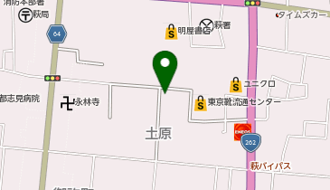 ほっともっと 萩土原店の地図画像