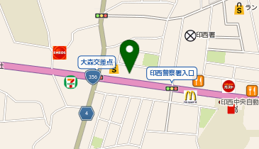 ほっともっと 印西大森店の地図画像