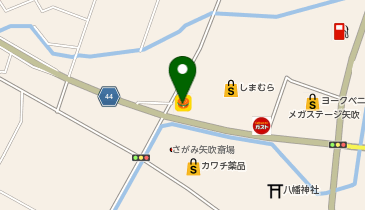 ほっともっと 矢吹町店の地図画像