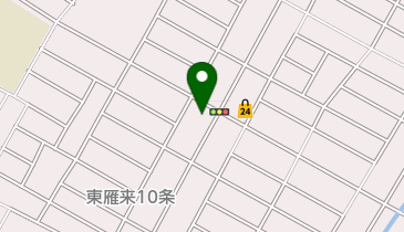 ほっともっと 東雁来10条店の地図画像