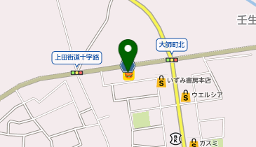 ほっともっと 壬生大師町店の地図画像