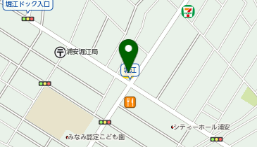 ほっともっと 浦安堀江店の地図画像