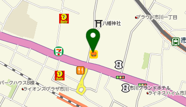 ほっともっと 市川駅北口店の地図画像