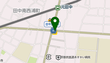 ほっともっと 田中里ノ前町店の地図画像