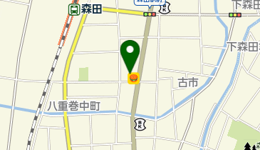 ほっともっと 福井森田店の地図画像