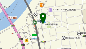 ほっともっと 阪急三国駅前店の地図画像