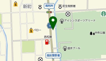 ほっともっと 越前日野美店の地図画像