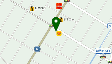 ほっともっと 深谷上野台店の地図画像