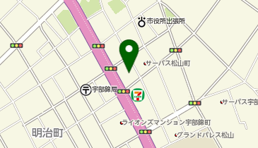 ほっともっと 宇部松山町店の地図画像