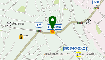 ほっともっと 月隈店の地図画像