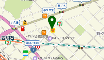 ほっともっと 明石松の内店の地図画像