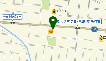 ほっともっと 東旭川店の地図画像