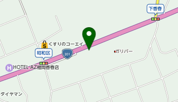 ほっともっと 香春町店の地図画像