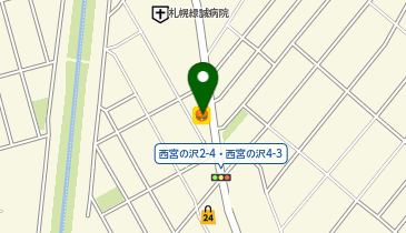 ほっともっと 西宮の沢店の地図画像