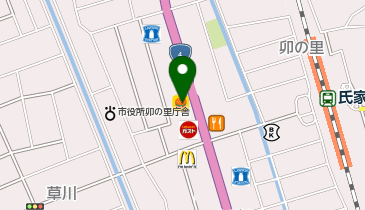 ほっともっと 氏家卯の里店の地図画像