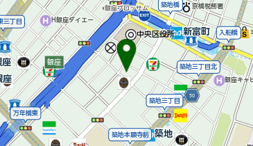 ほっともっと 築地1丁目店の地図画像