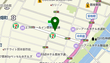 ほっともっと 熊本銀座通店の地図画像