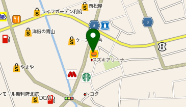 ほっともっと 利府中央店の地図画像