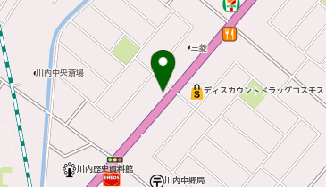 ほっともっと 川内中郷店の地図画像