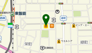 ほっともっと 東飯能店の地図画像