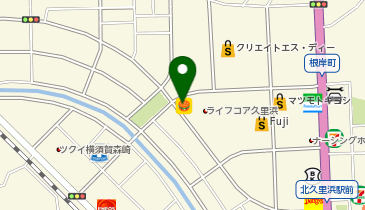 ほっともっと 北久里浜店の地図画像