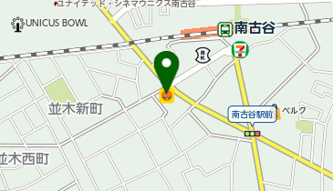 ほっともっと 川越南古谷店の地図画像