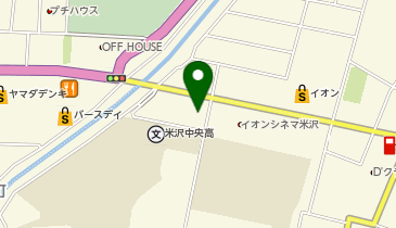 ほっともっと 米沢中央店の地図画像