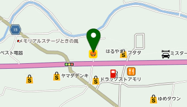 ほっともっと 八女蒲原店の地図画像