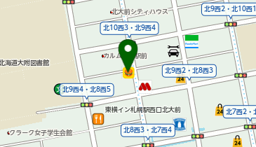 ほっともっと 札幌駅北口店の地図画像
