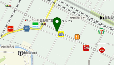 ほっともっと 船橋山野町店の地図画像