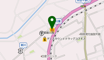 ほっともっと 萩新川店の地図画像