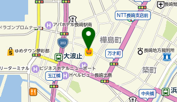 ほっともっと 大波止店の地図画像