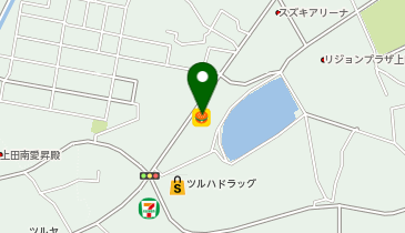 ほっともっと 上田原店の地図画像