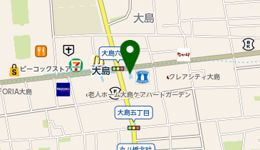 ほっともっと 大島駅前店の地図画像