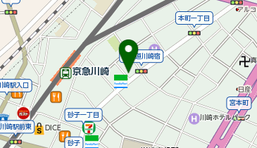 ほっともっと 川崎本町店の地図画像